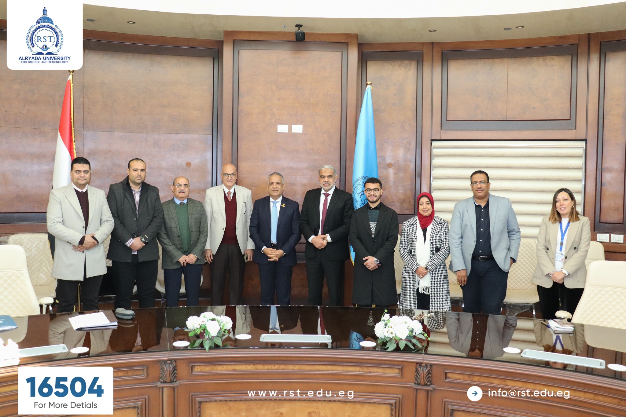 EABA Chairman visited AlRyada University