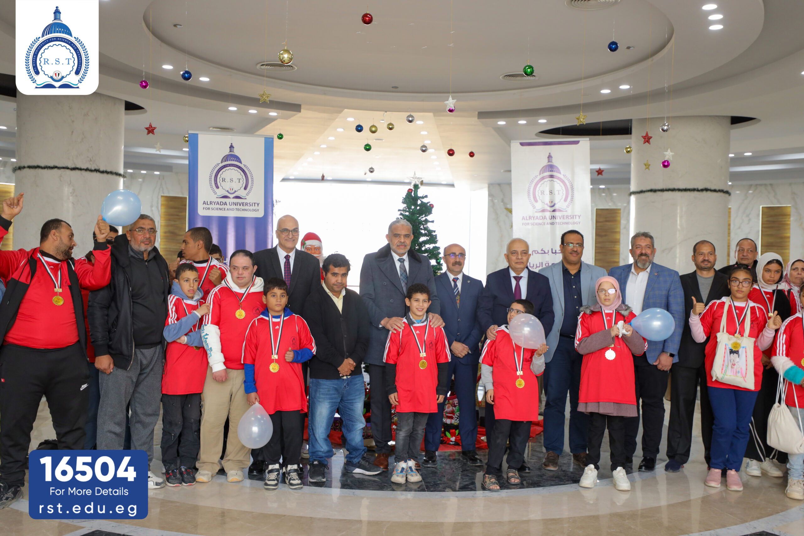 Al-Ryada university for Science and Technology launches a unit to care for people of determination in conjunction with the International Day of People of Determination.