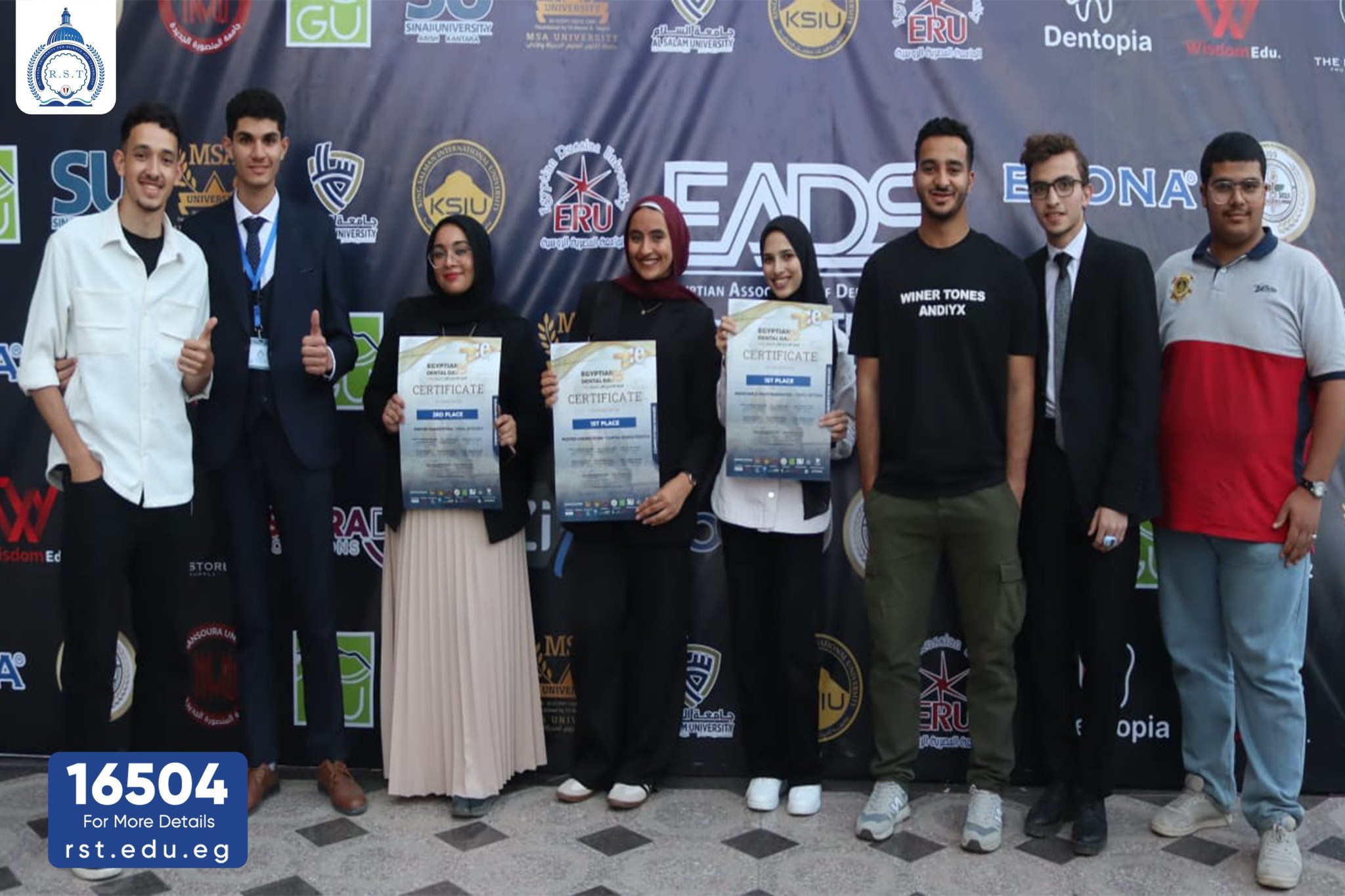 Students from the Faculty of Dentistry participated in the 9th Egyptian Dental Day (EDD 2025) Conference, held at Cairo University.