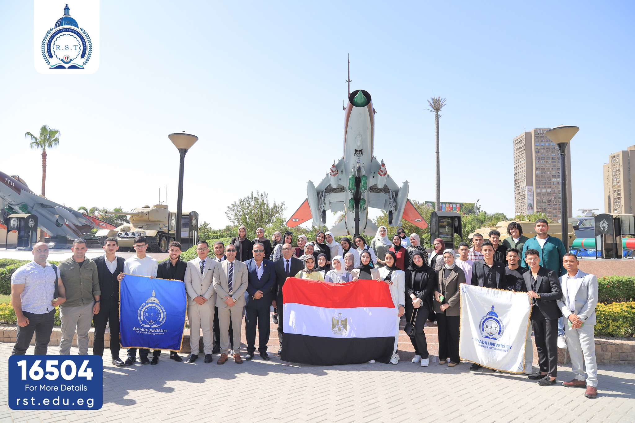 Al-Ryada University organizes a student visit to the October War Panorama in celebration of the Glorious Victory Anniversary