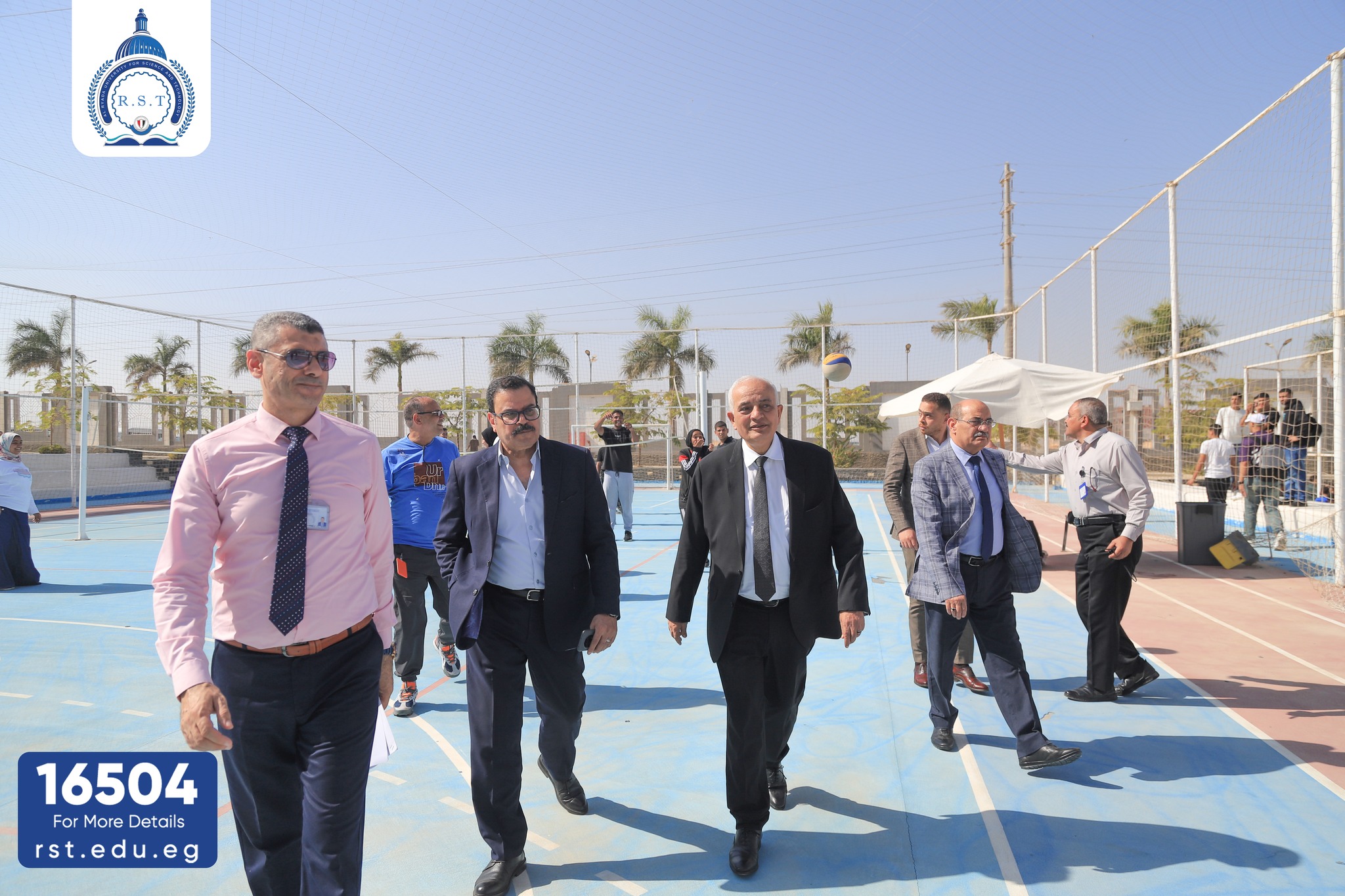 The University President inspects the progress of studies at the Faculty of Nursing and ignites students’ enthusiasm for extracurricular activities