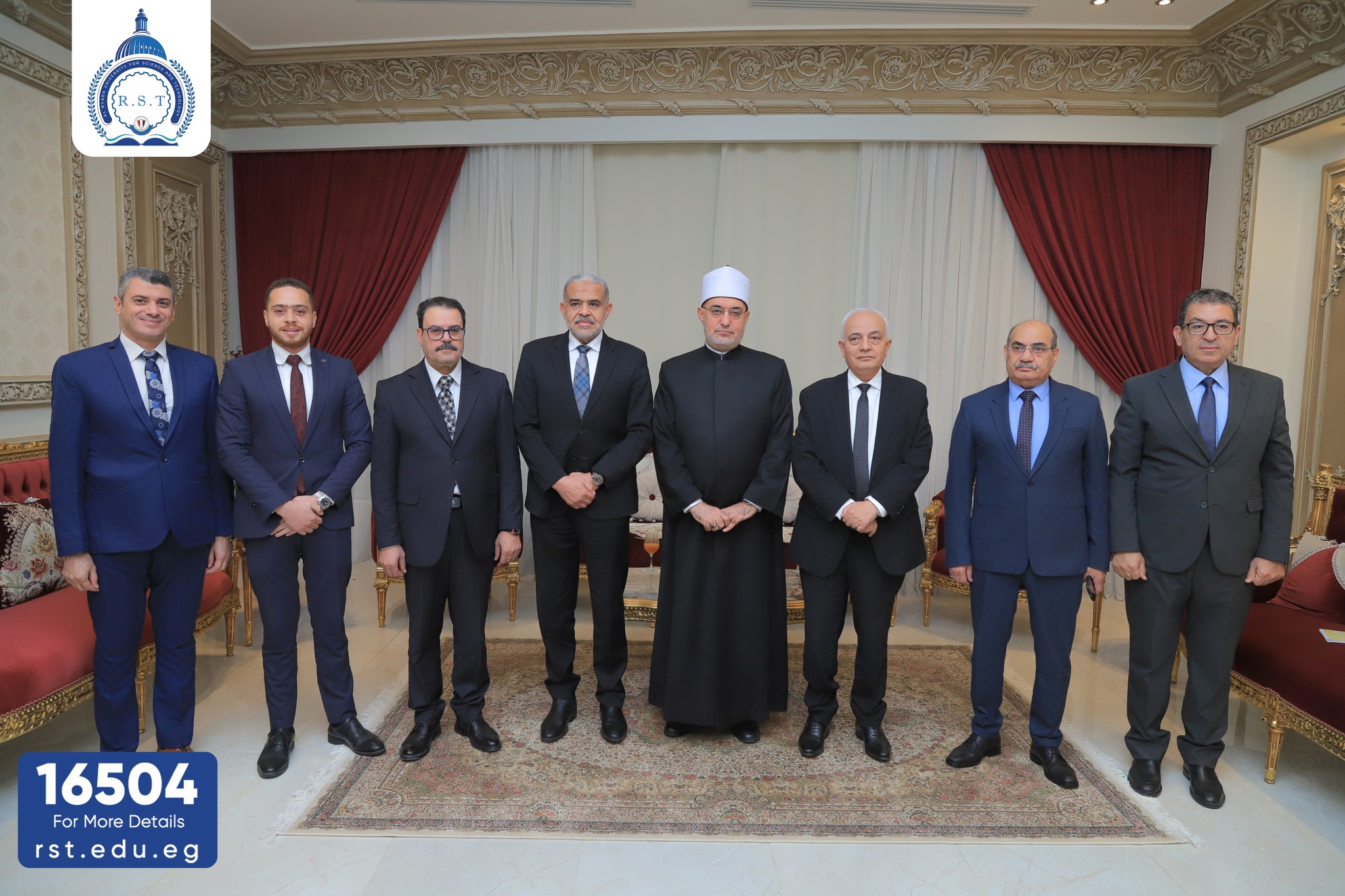 RST University Hosts the Grand Mufti of Egypt in an Awareness Seminar for Its Students