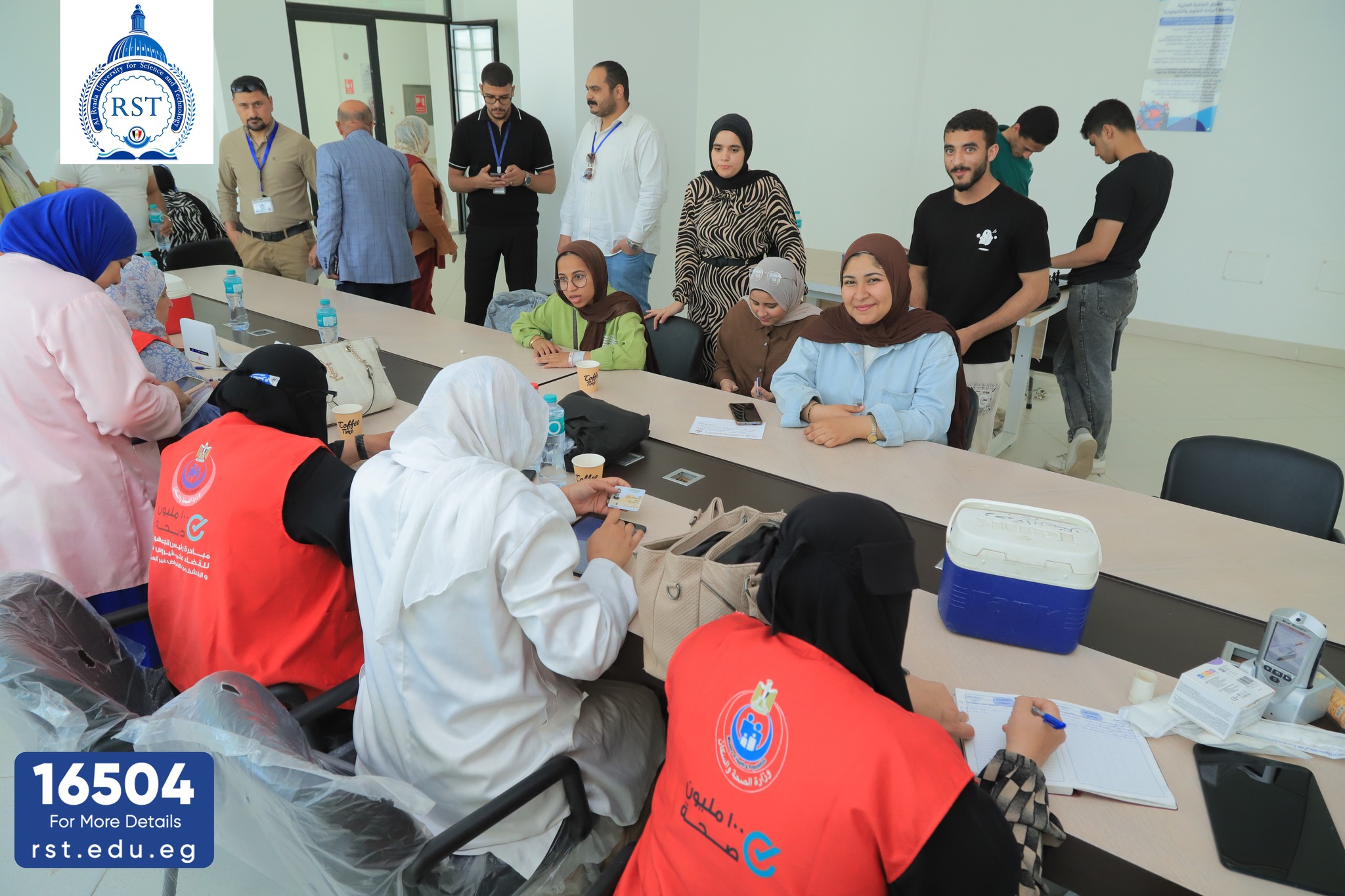 Al-Ryada University for Science and Technology  Organizes a Medical Convoy for Employee Health Checkups